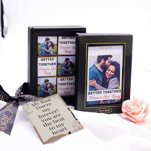 Better Together Photoframe Personalized Chocolate Gift Box