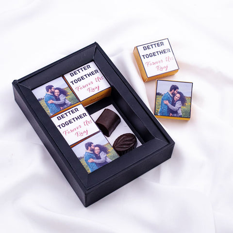 Better Together Photoframe Personalized Chocolate Gift Box