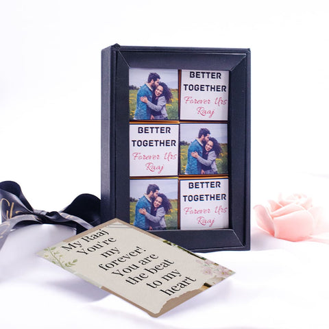 Better Together Photoframe Personalized Chocolate Gift Box