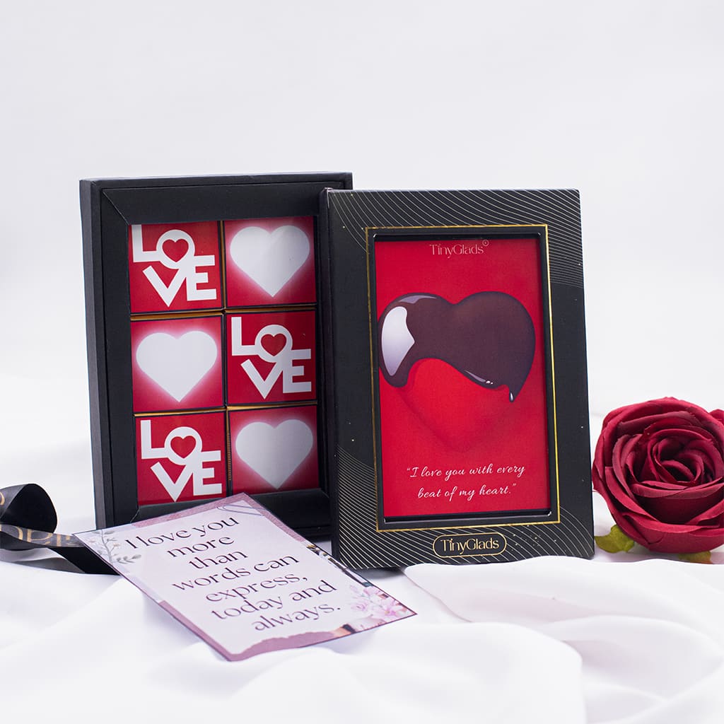 Photo Chocolate  I Love You Gift Chocolate Box