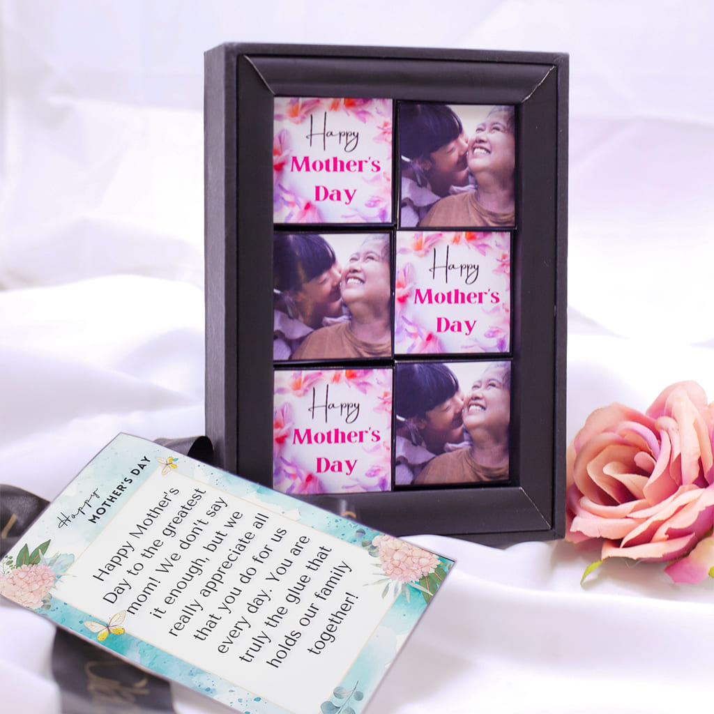 Personalised Photoframe Mothers Day Chocolate Gift