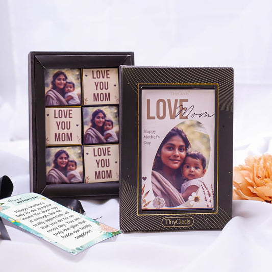 Special Personalised Photoframe Mothers Day Chocolates