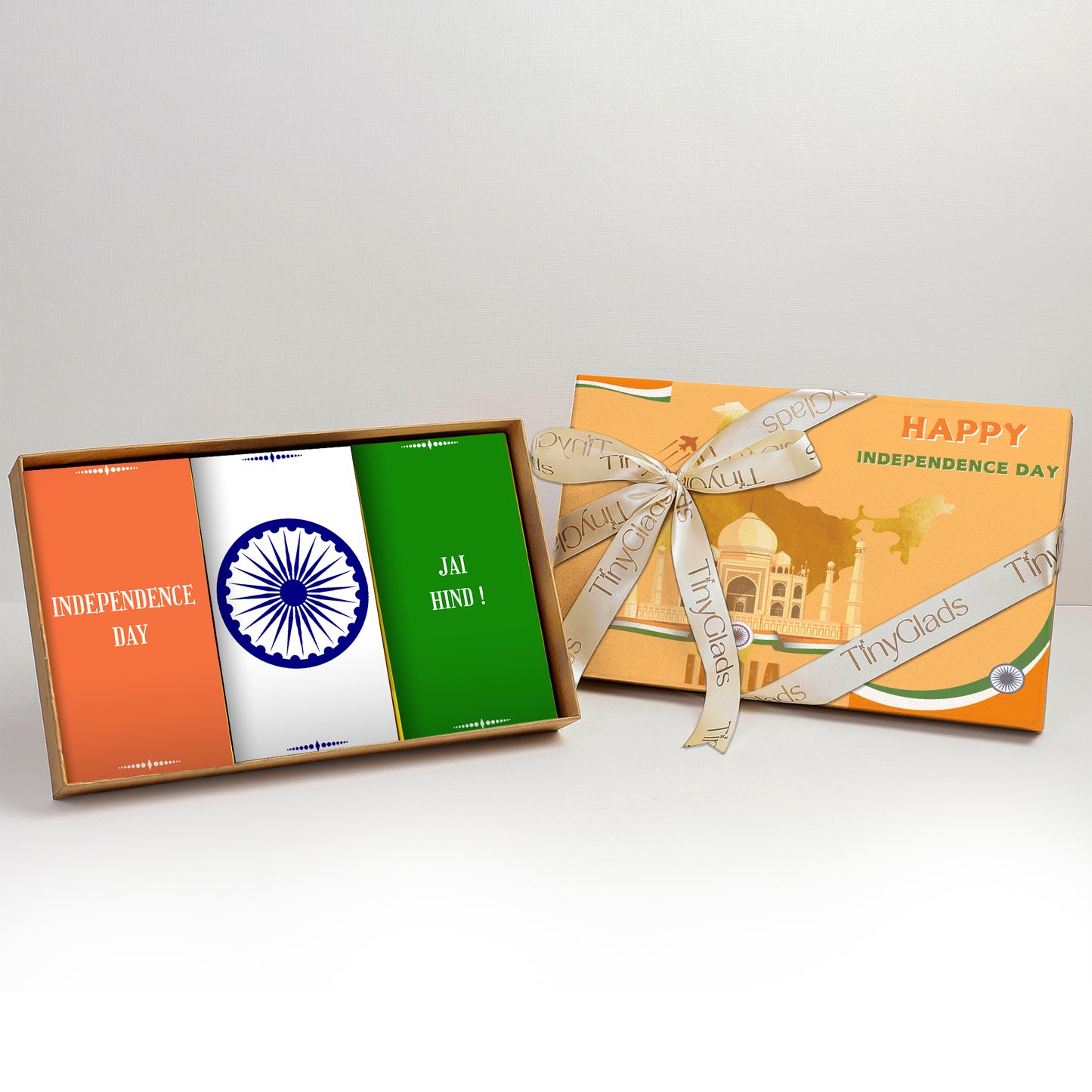 Independence Day Khadi Chocolate Gift Box |  3 Premium Chocolate Bars