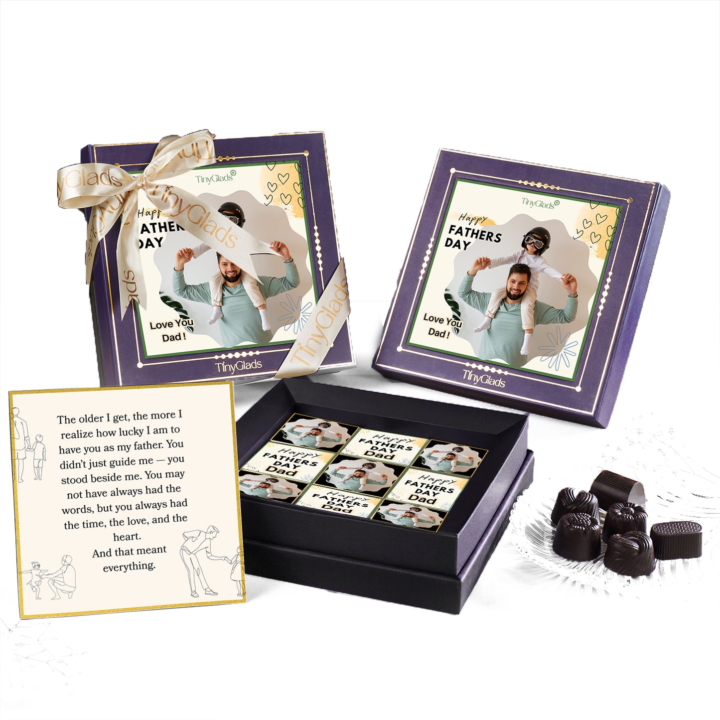 Customized Father’s Day Chocolate Gift Set